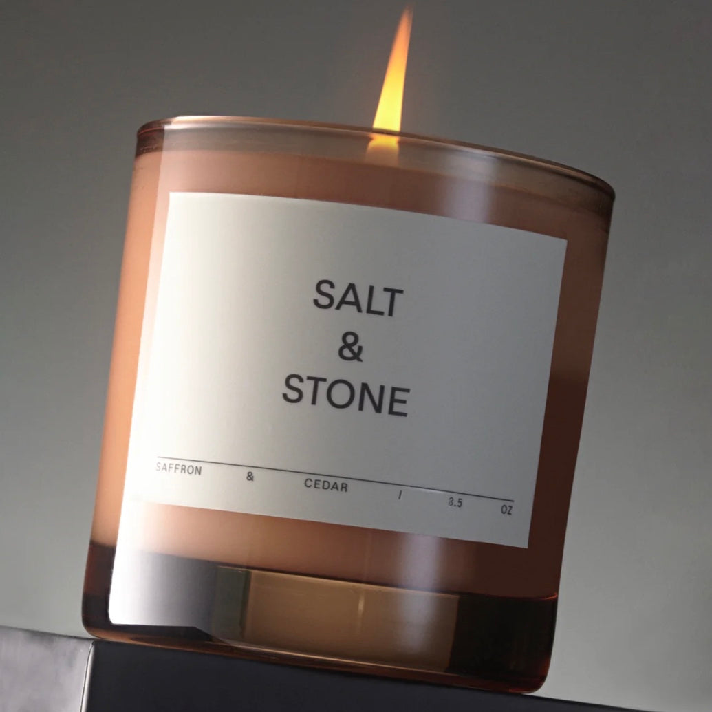 CANDLE - SAFFRON & CEDAR