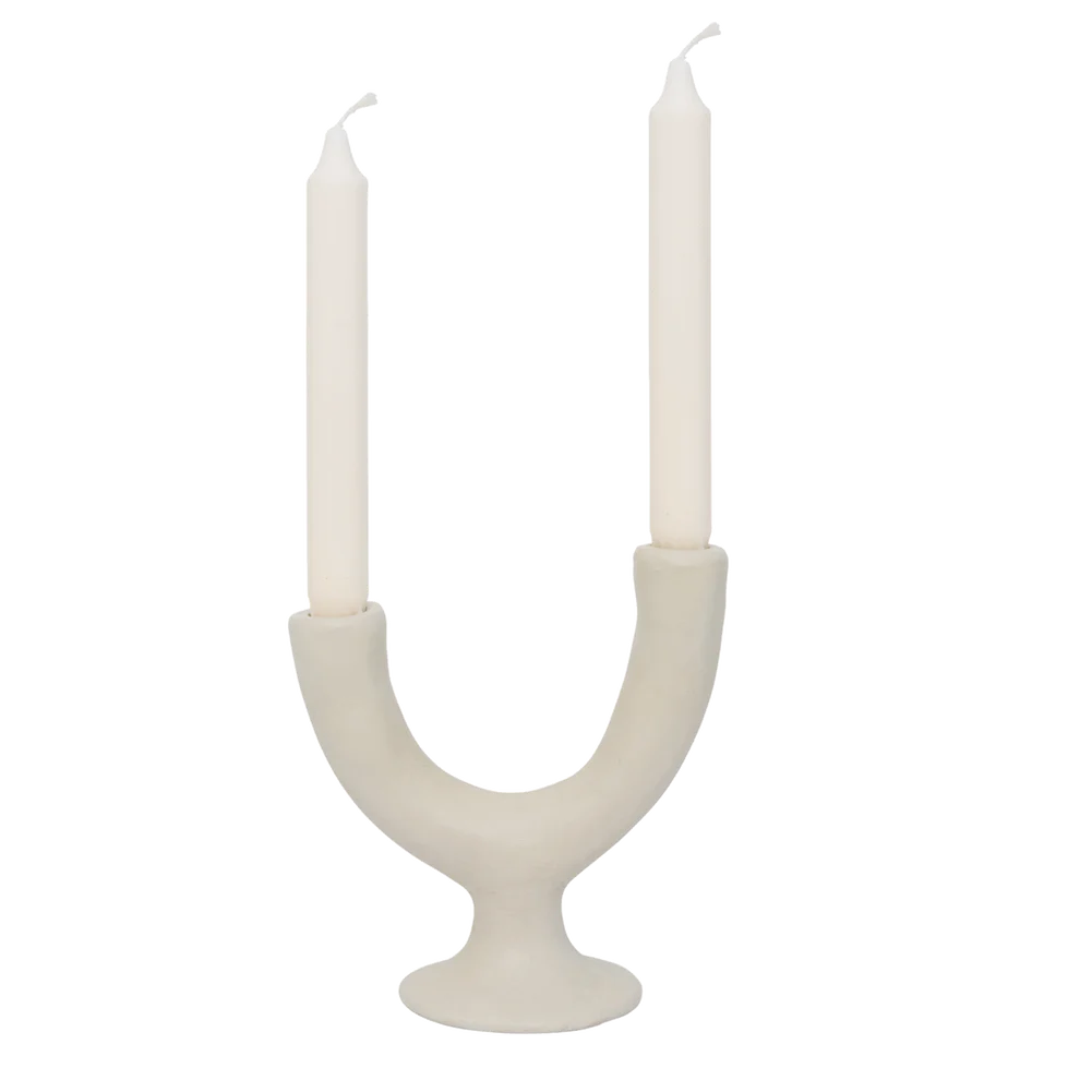 CANDLE HOLDER TWO ARMS