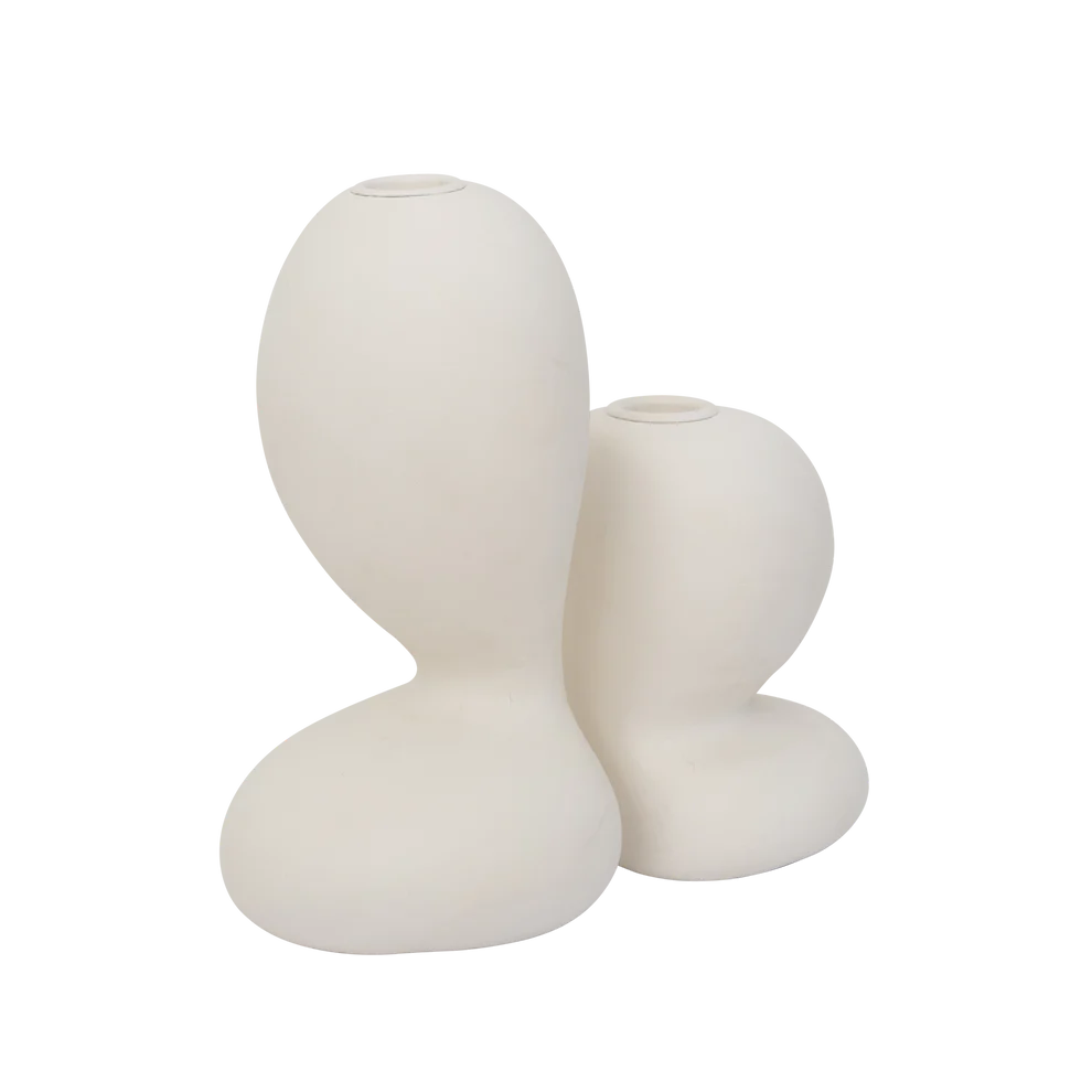 CANDLE HOLDER CHOU|SET OF 2
