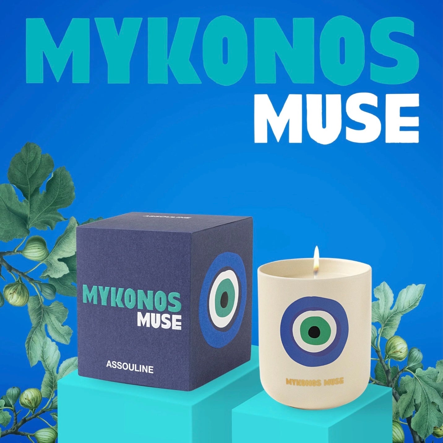 MYKONOS  MUSE - TRAVEL FROM HOME CANDLE