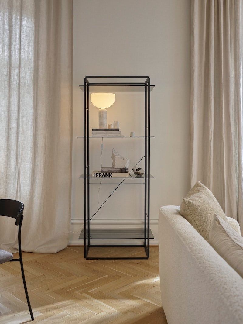 KIZU TABLE LAMP|WHITE MARBLE|SMALL