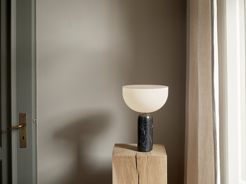 KIZU TABLE LAMP|BLACK MARBLE|SMALL