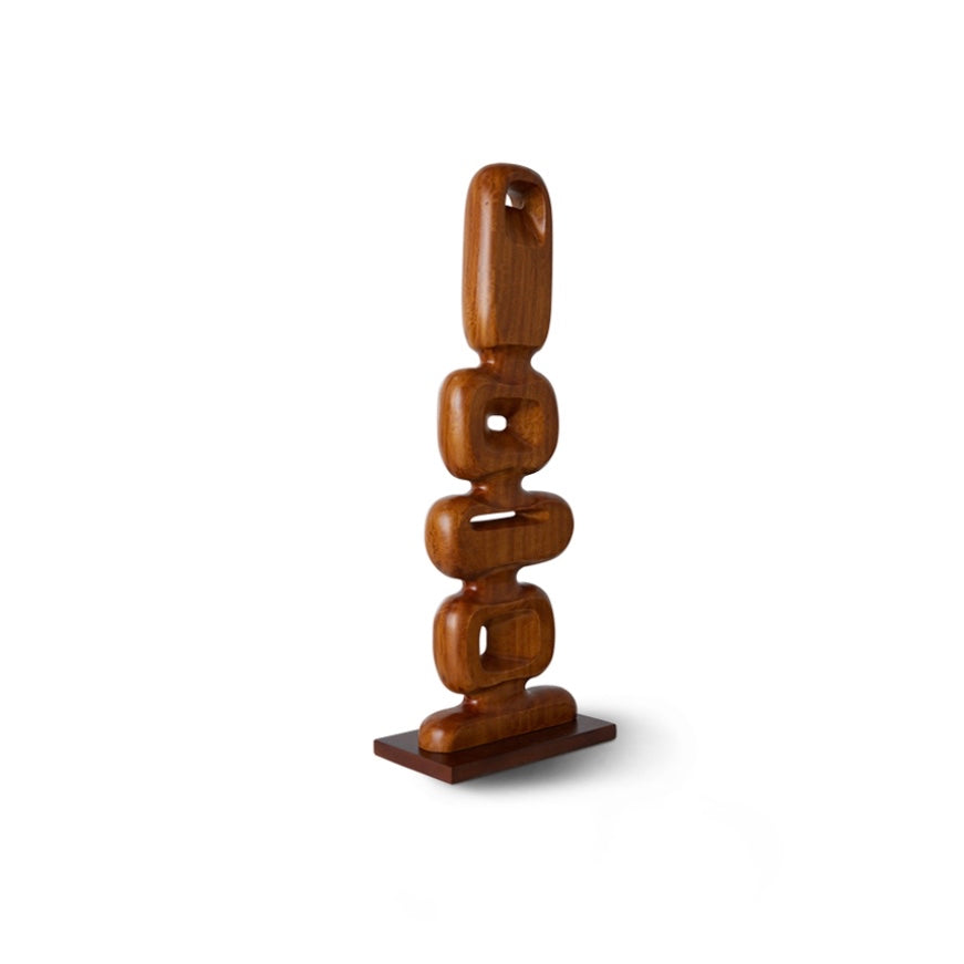 HAND CARVED WOODEN SCULPTURE