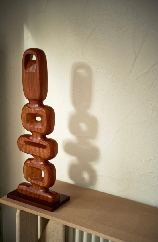 HAND CARVED WOODEN SCULPTURE