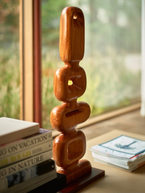 HAND CARVED WOODEN SCULPTURE