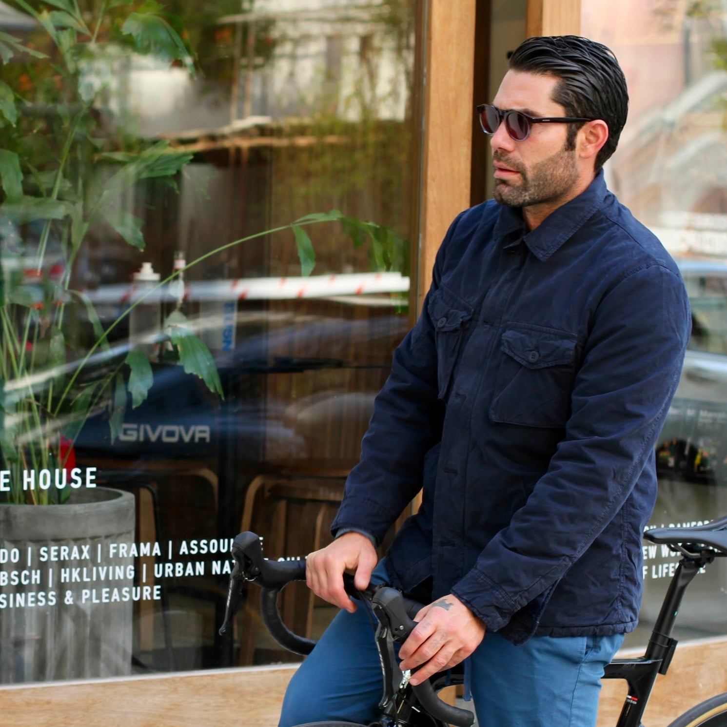 MEN WOVEN JACKET|JONAH|NAVY