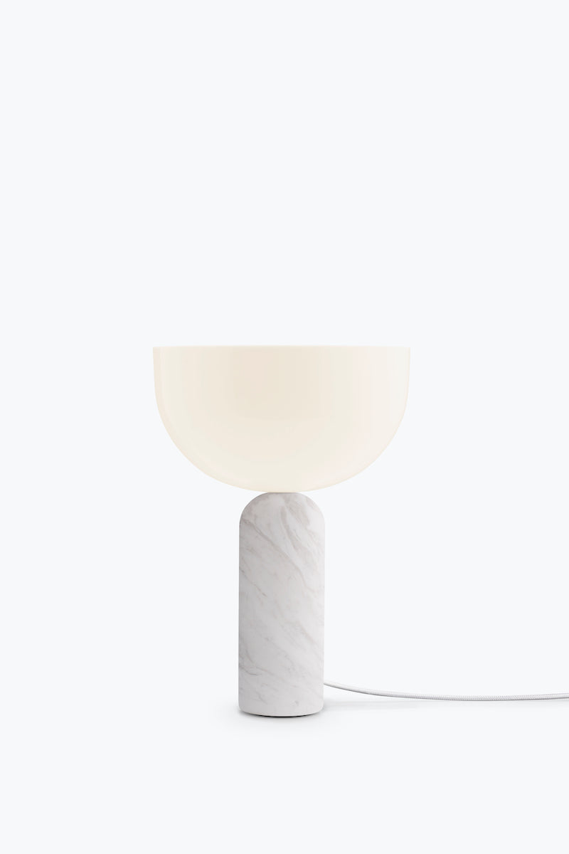 KIZU TABLE LAMP|WHITE MARBLE|SMALL