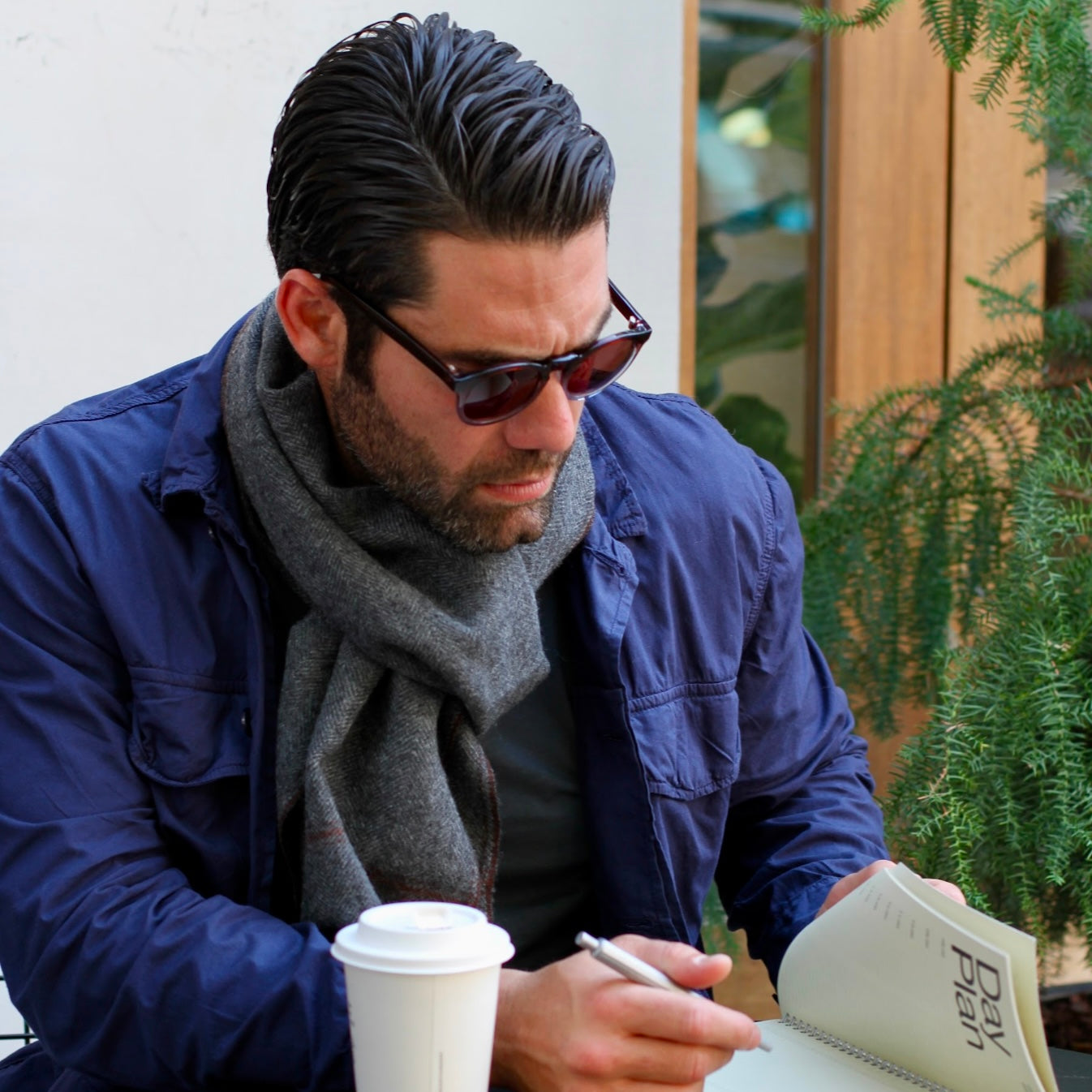 MEN WOVEN JACKET|JAMEWOOD|WORKER BLUE