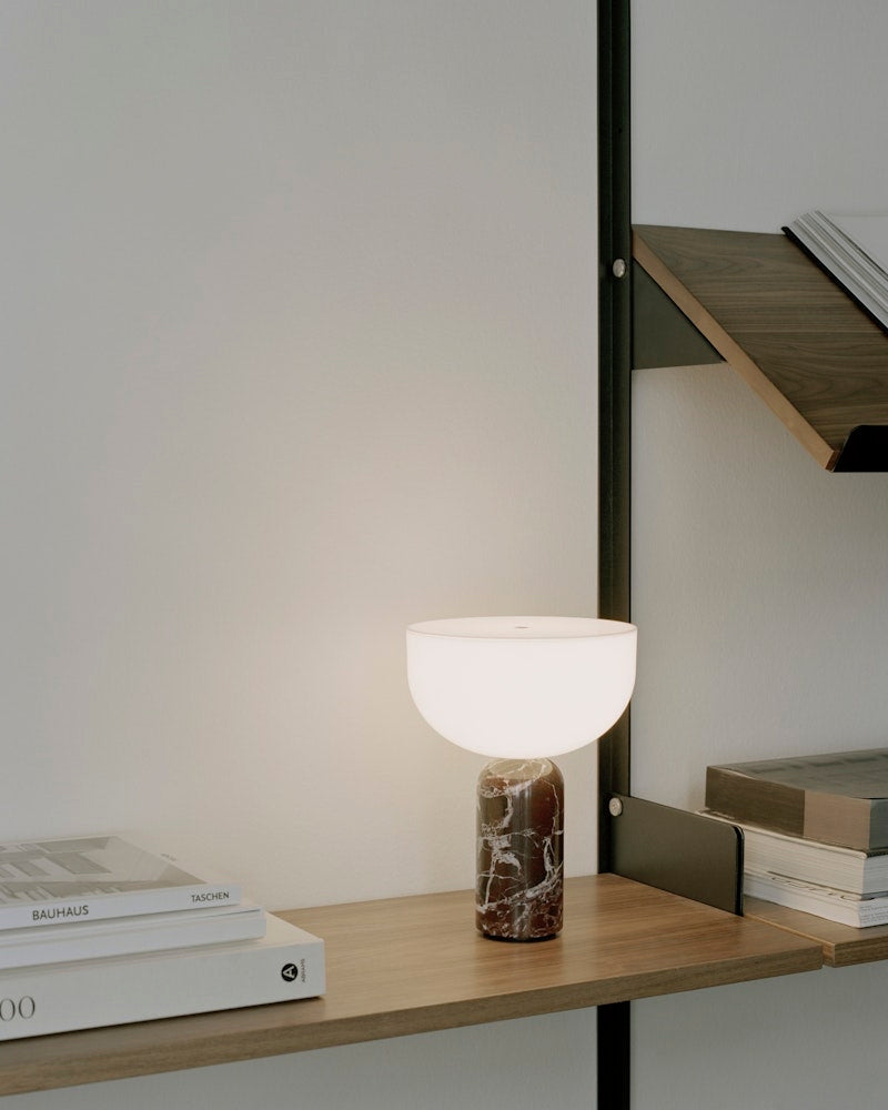 KIZU PORTABLE TABLE LAMP, ROSSO LEVANTO