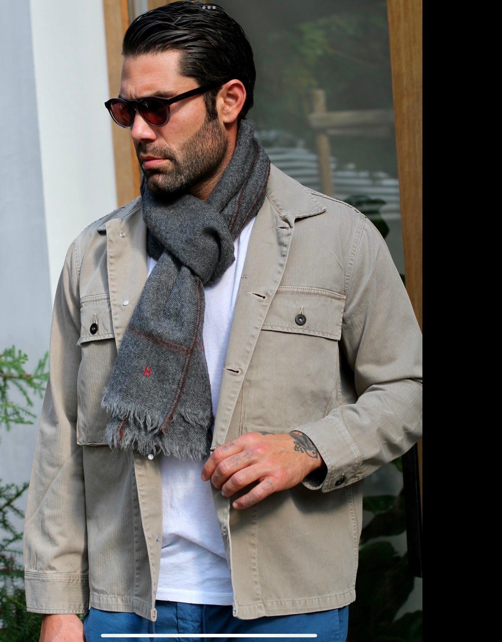 MEN WOVEN JACKET|DARBY|KHAKI