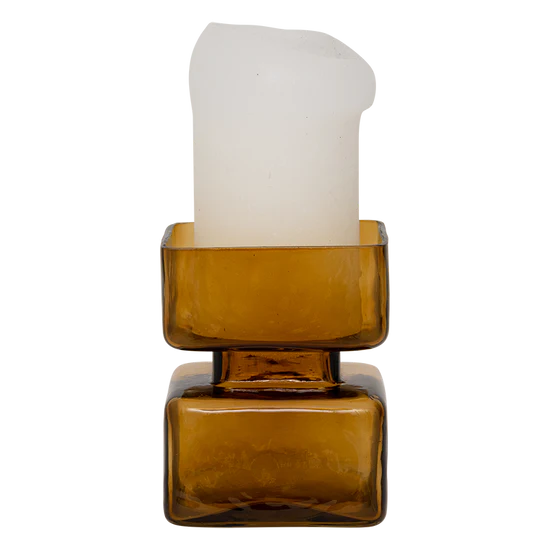 CANDLE HOLDER CAMO WOOD TRUSH