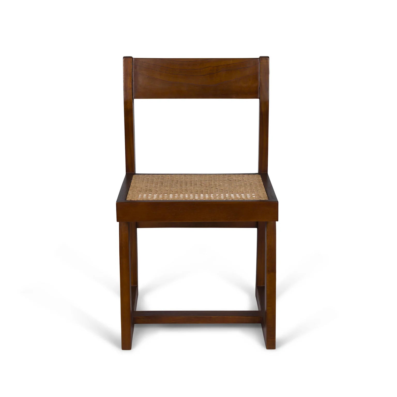 BOX CHAIR- DARK BROWN