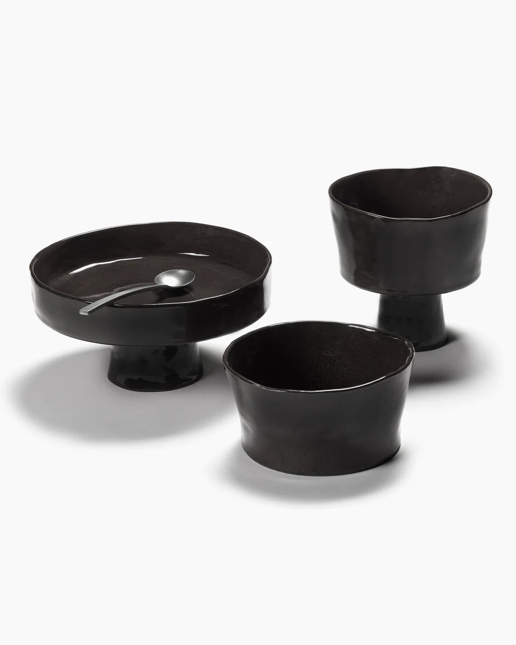 DEEP PLATE ON FOOT L - EBONY LA MERE