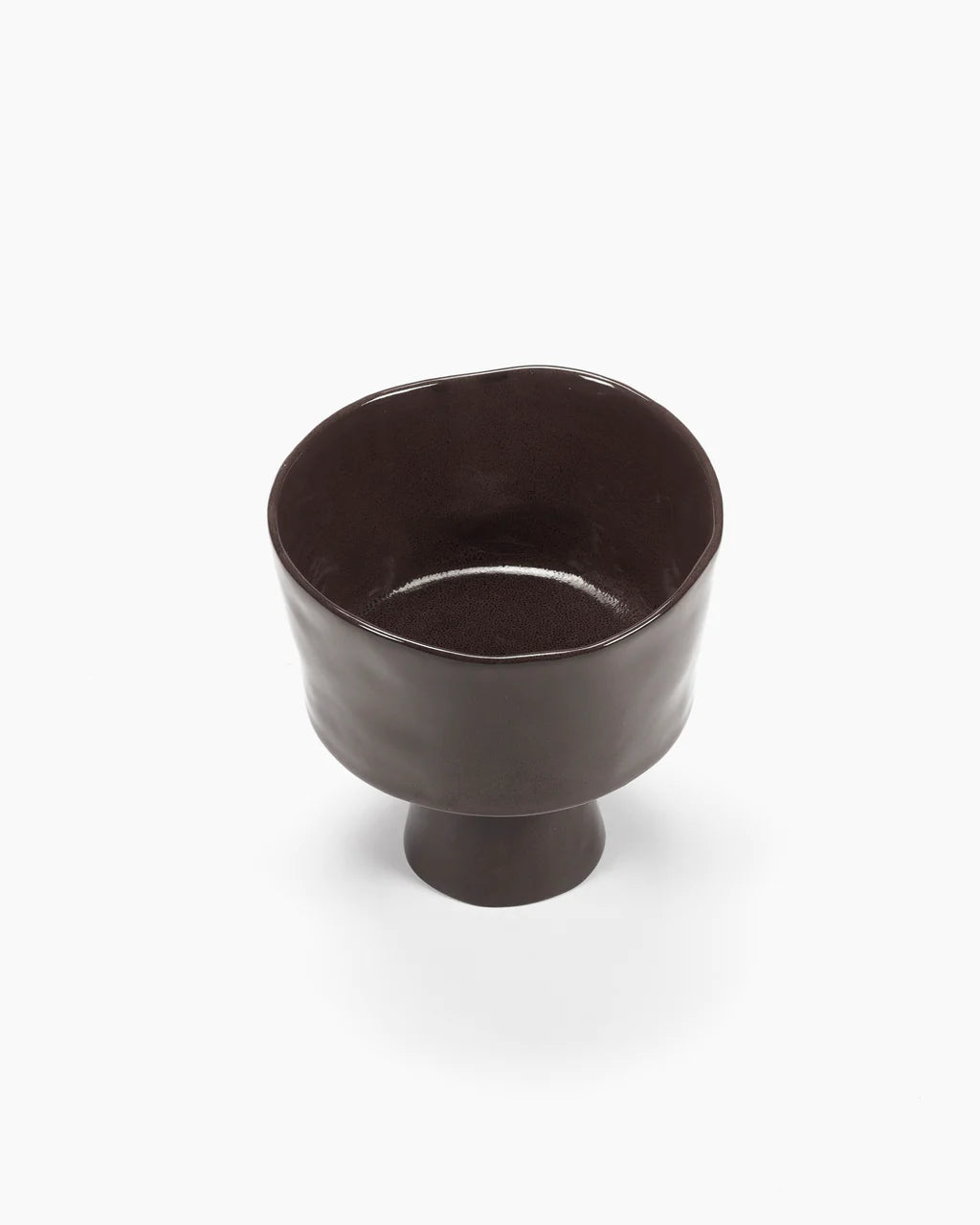HIGH BOWL ON FOOT EBONY LA MERE