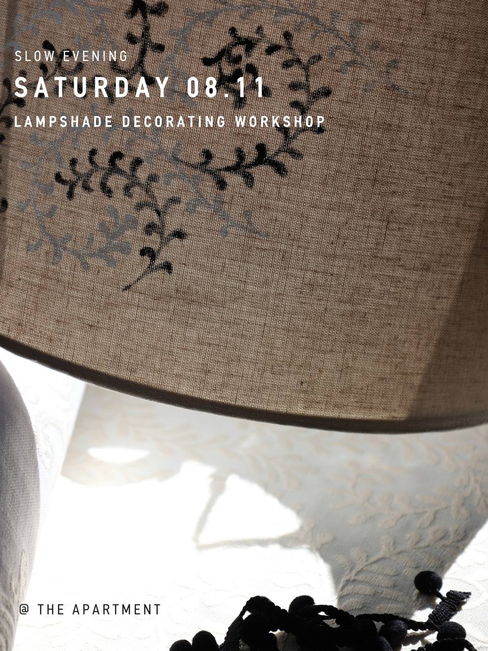 LAMPSHADE DECORATING WORKSHOP
