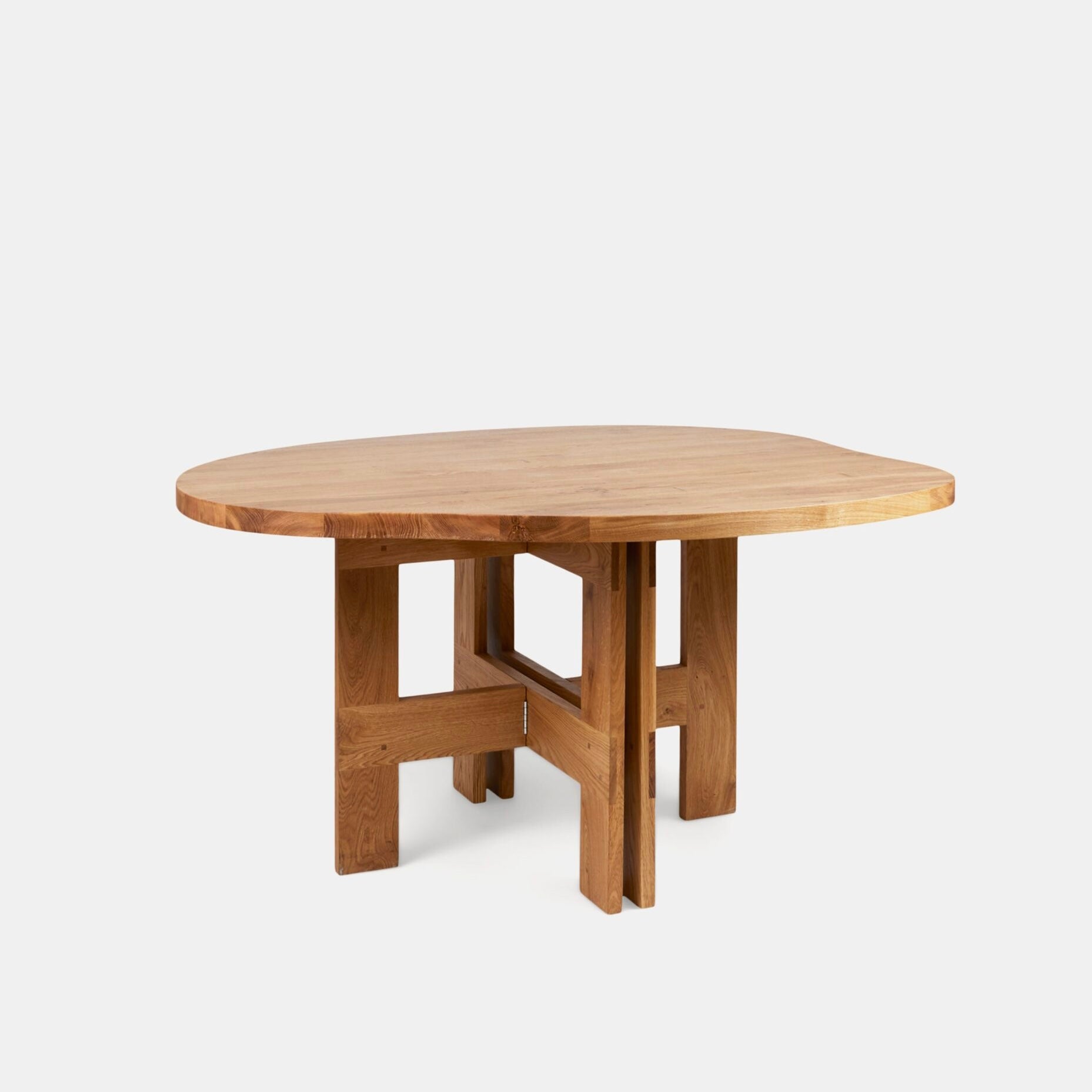 FARMHOUSE TRESTLE TABLE – OAK – POND - to Order