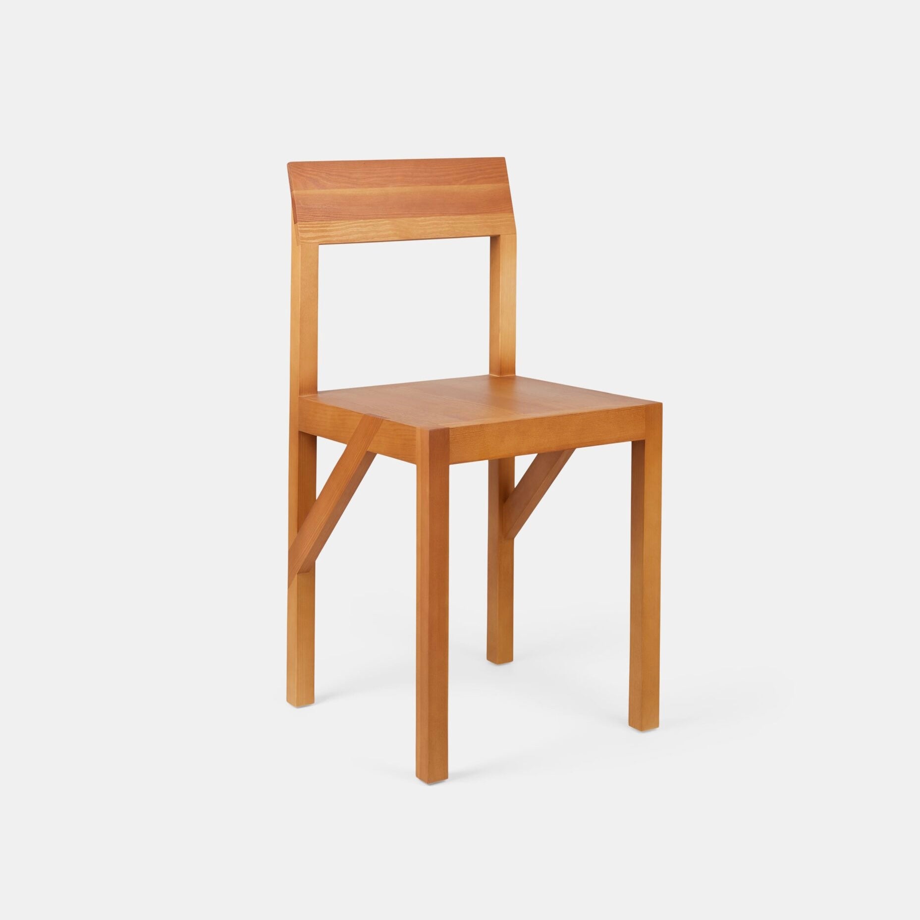 BRACKET CHAIR – WARM BROWN PINE - ON ORDER