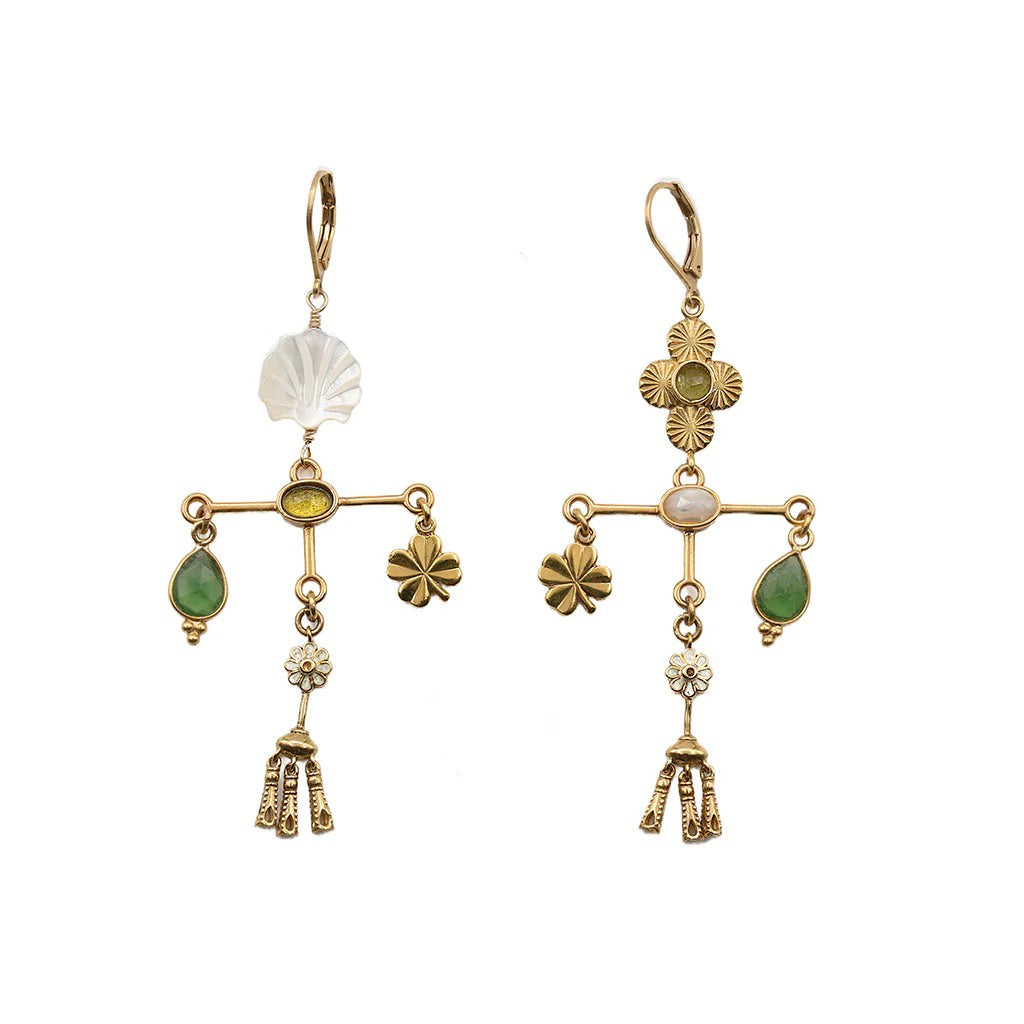 EARRINGS SACHA CROSS