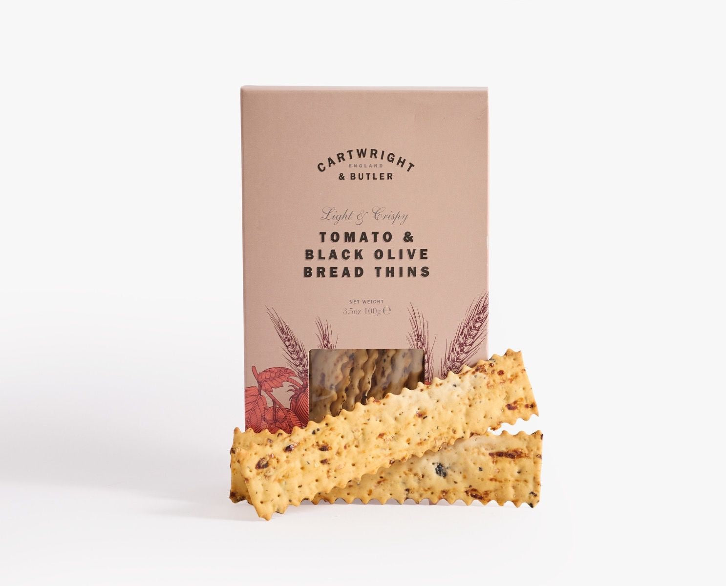 TOMATO & BLACK OLIVE BREAD THINS