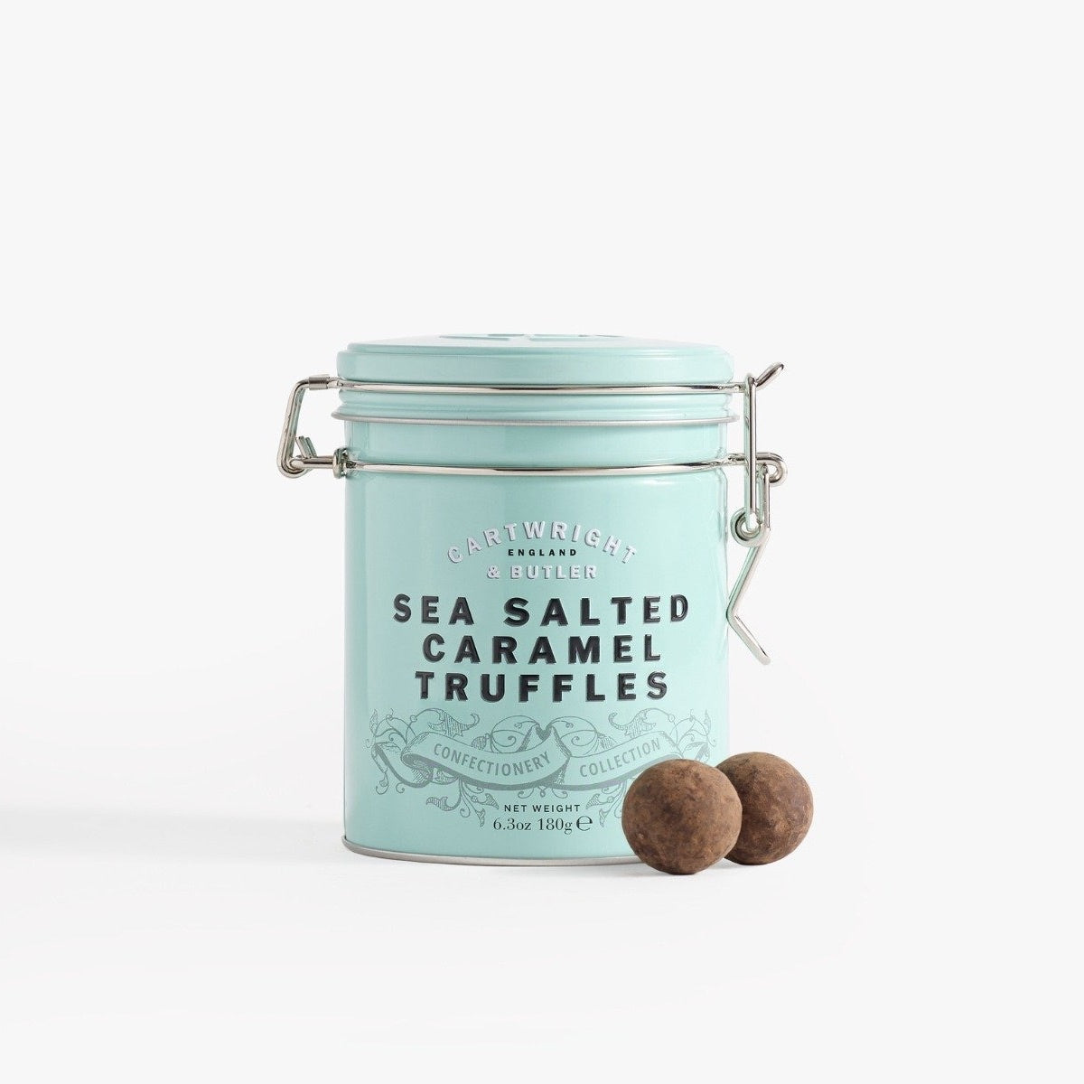 SEA SALTED CARAMEL TRUFFLES IN TIN