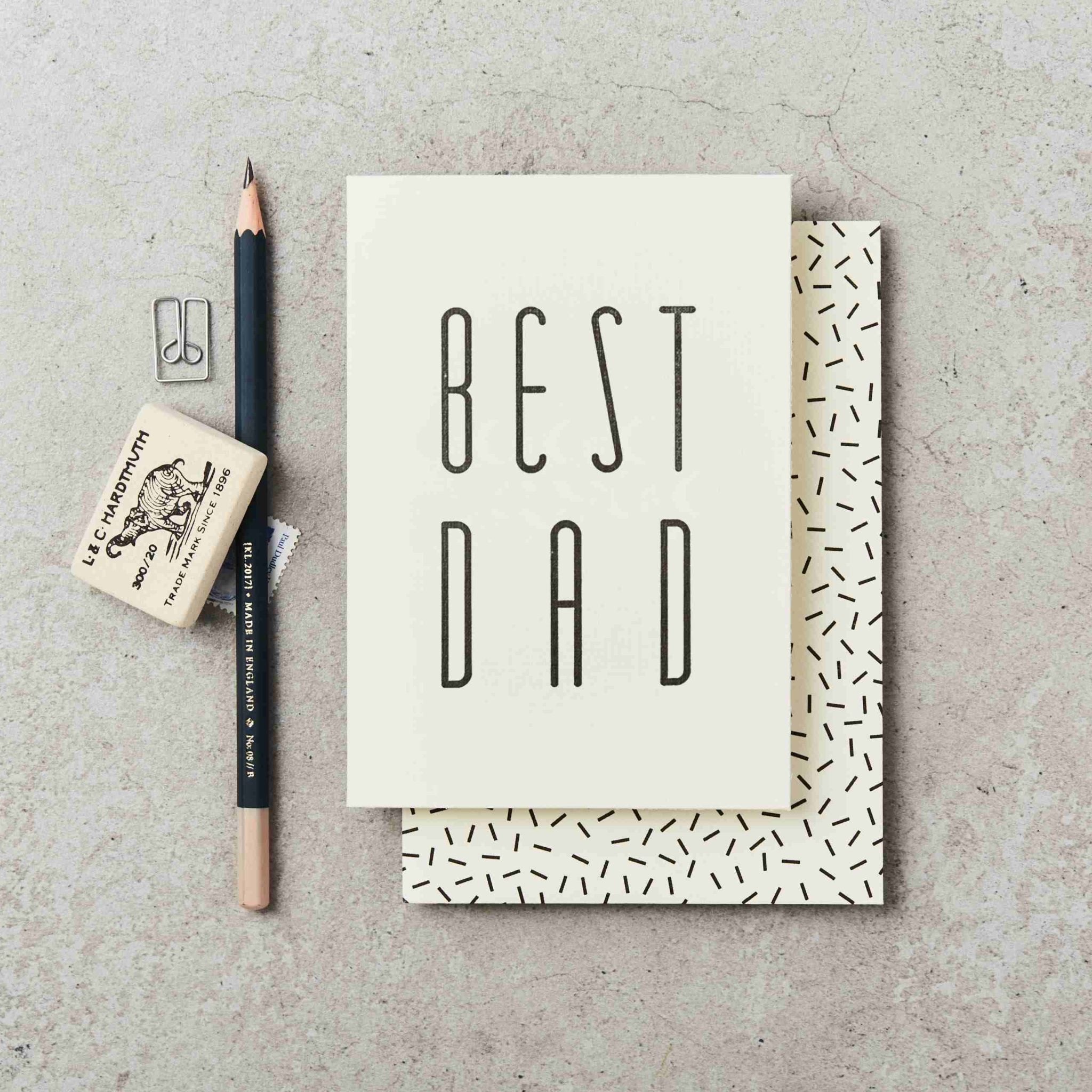BEST DAD CARD