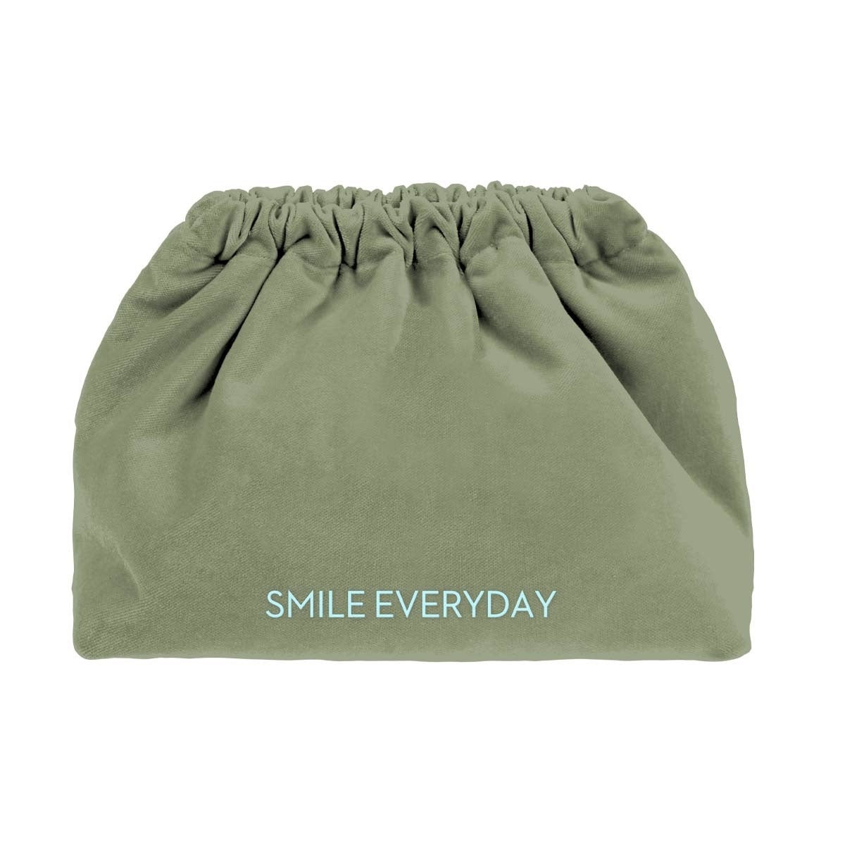 VELVET CLUTCH BAG - SMILE EVERYDAY