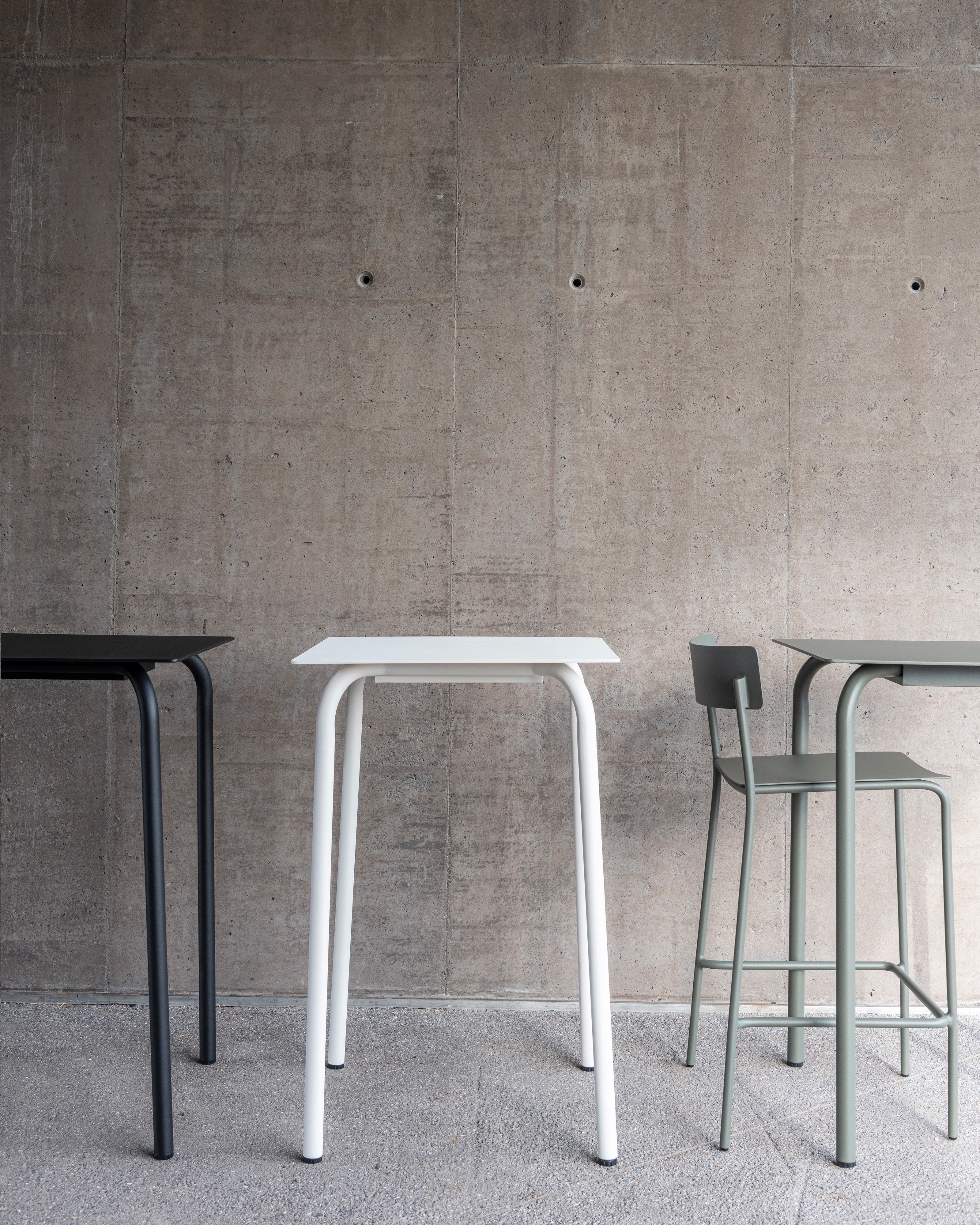 BAR STOOL BLACK ALUMINIUM AUGUST | On Order
