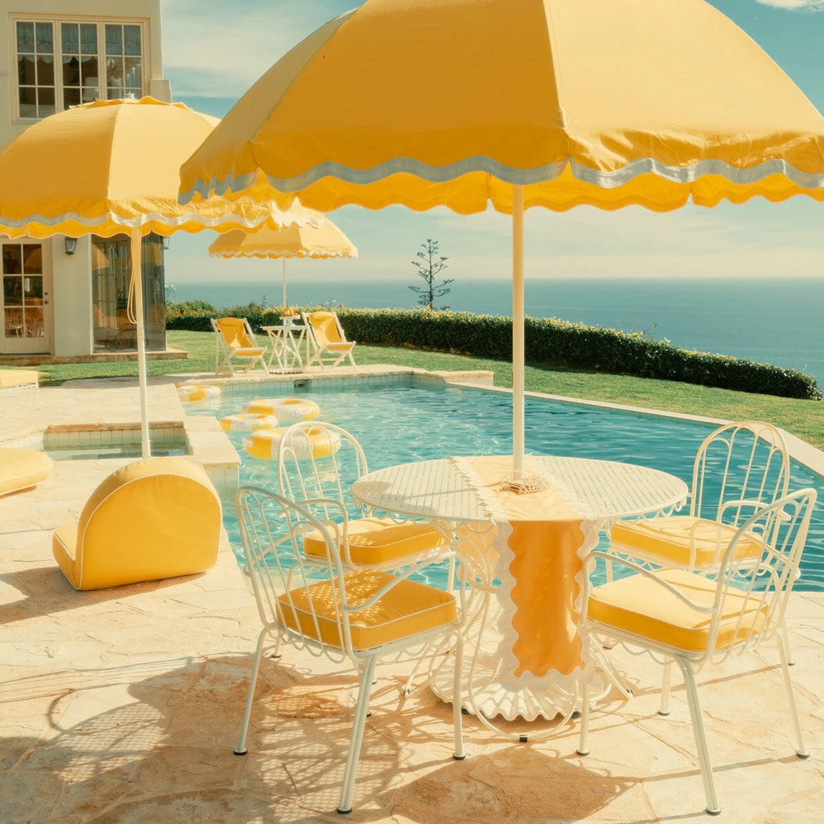 THE AL FRESCO DINING TABLE - ANTIQUE WHITE | On Order