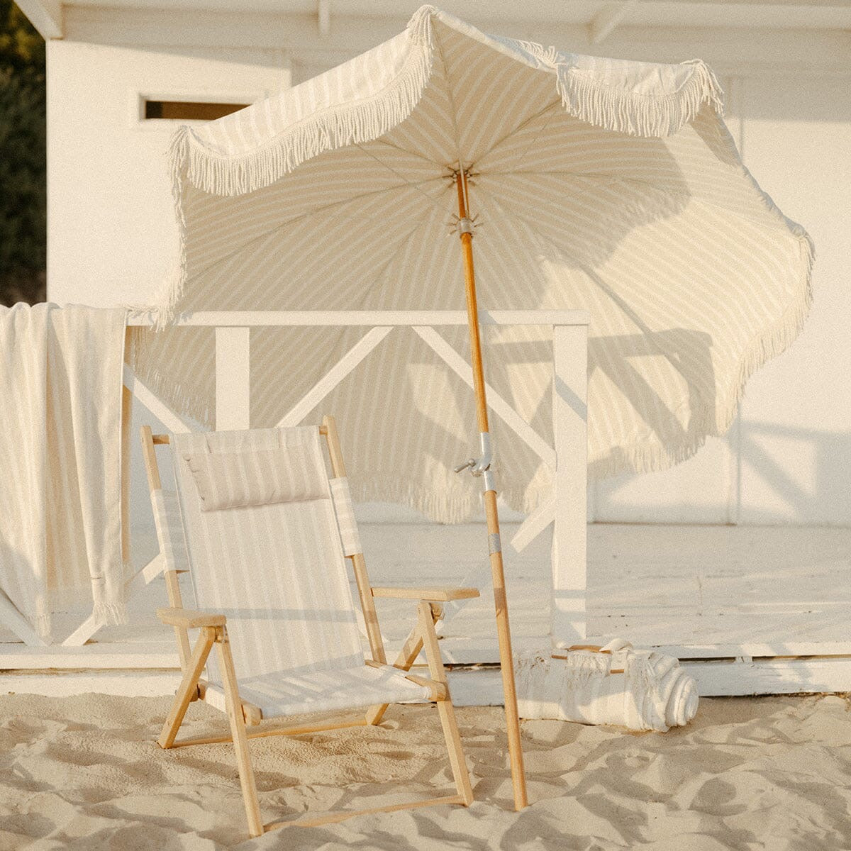 THE TOMMY CHAIR - MONACO NATURAL STRIPE | On Order