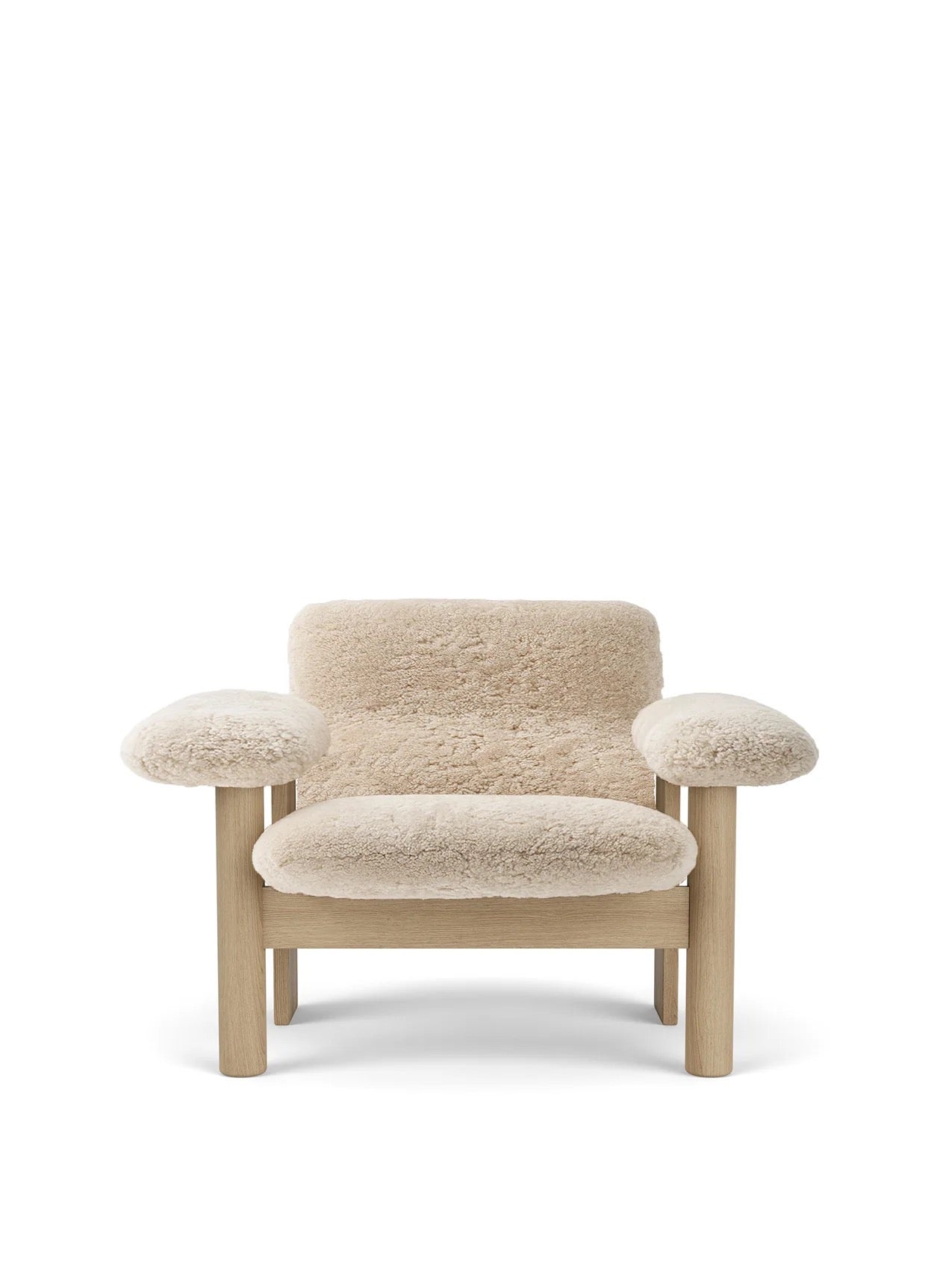 BRASILIA LOUNGE CHAIR, LOW BACK, SHEEPSKIN | On Order