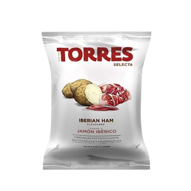 TORRES POTATO CHIPS IBERIAN HAM