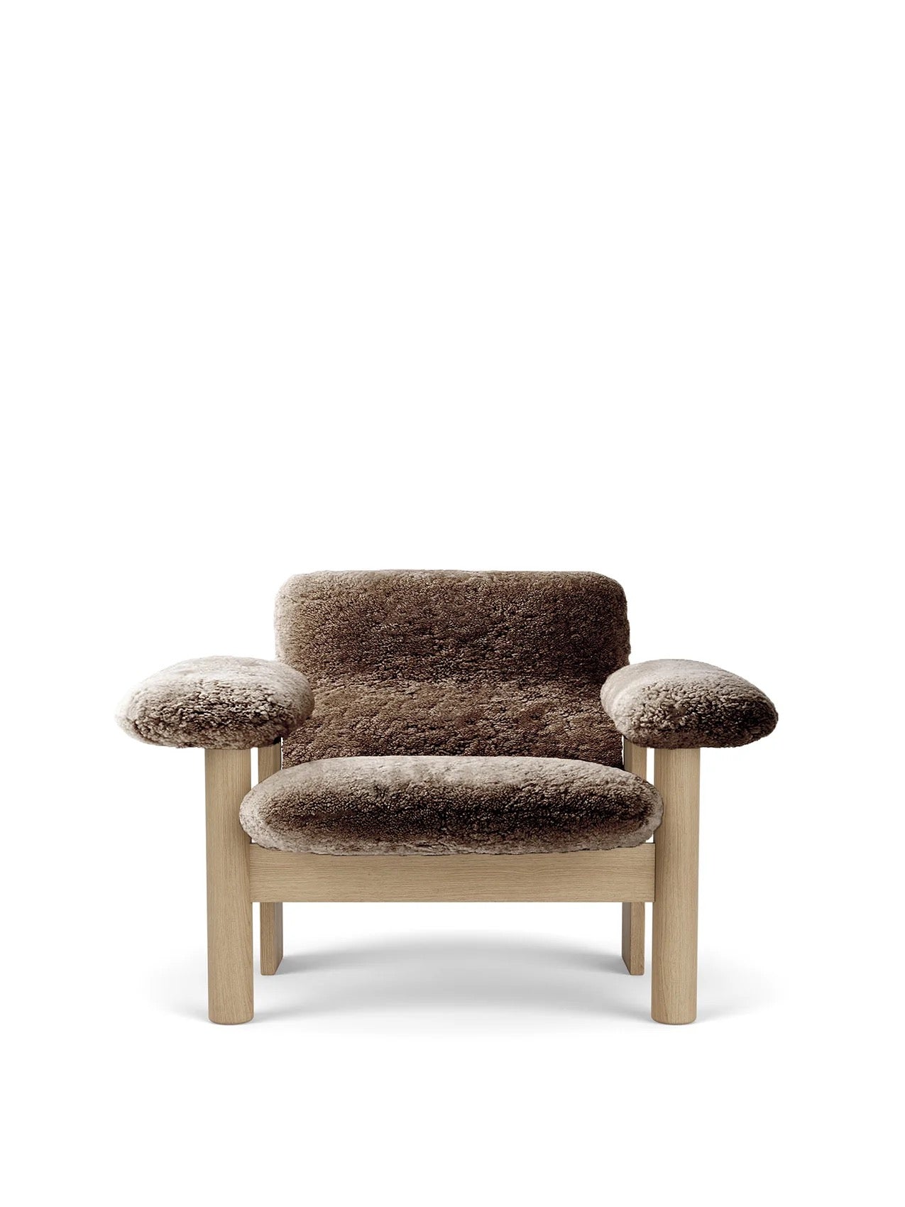 BRASILIA LOUNGE CHAIR, LOW BACK, SHEEPSKIN | On Order