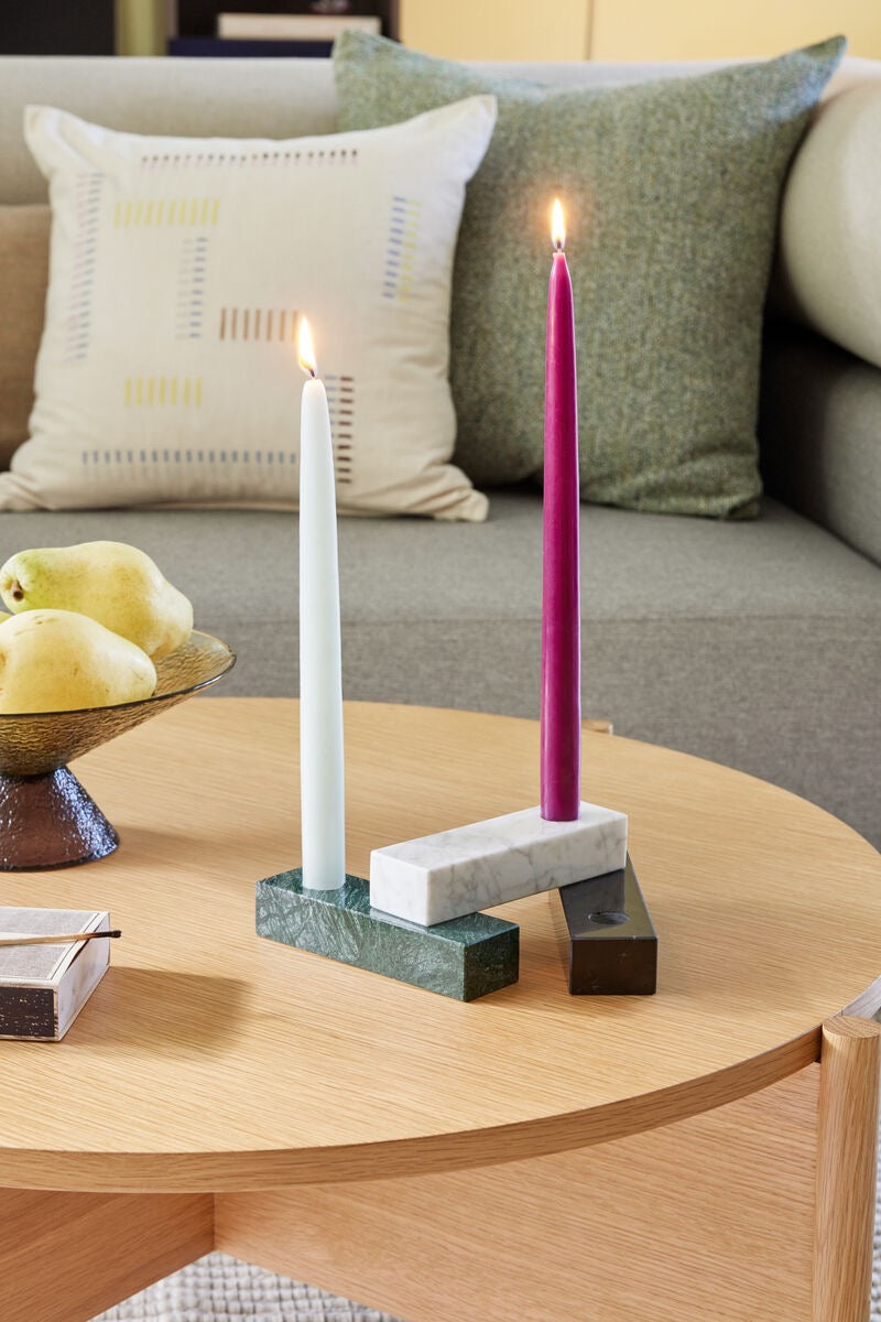 BRICK CANDLEHOLDER GREEN