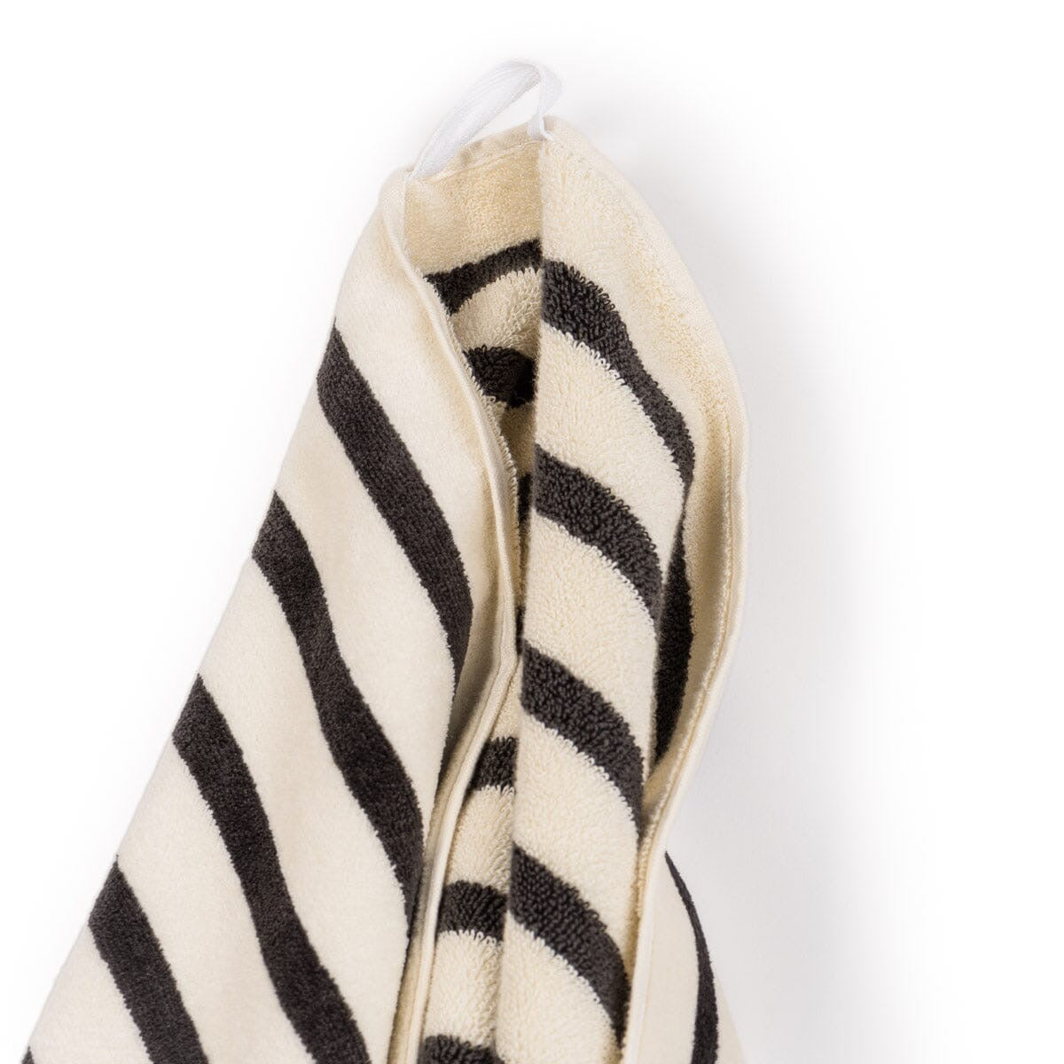 BEACH TOWEL - MONACO BLACK STRIPE