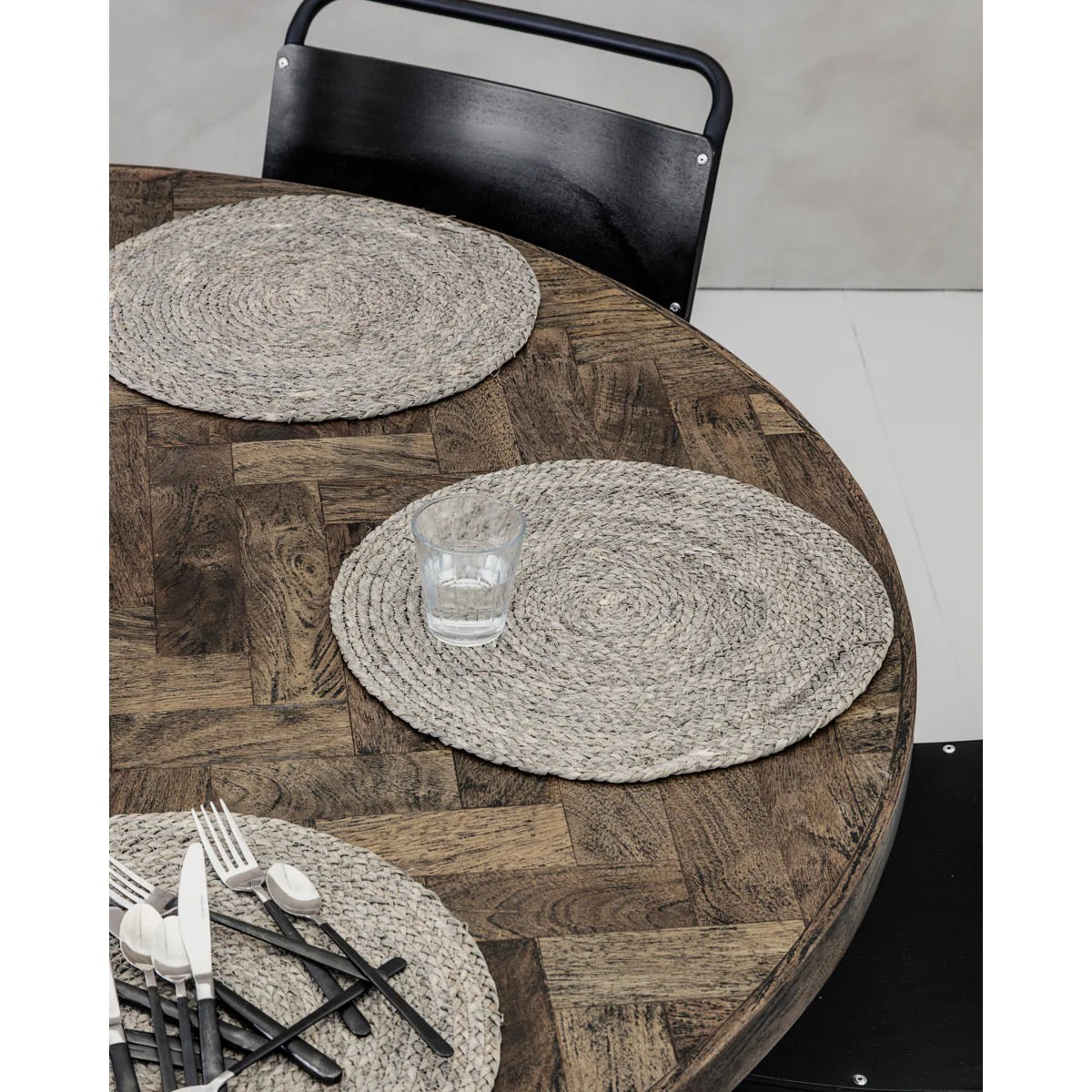 PLACEMAT HDCIRCLE | LIGHT GREY