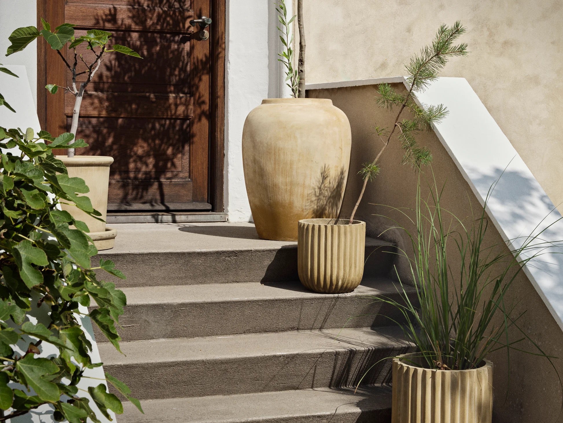 FIBER PLANTER BEIGE