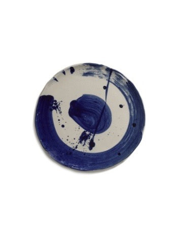 BREAKFAST PLATE ASS | 4 BEIGE BLUE SOPHIA