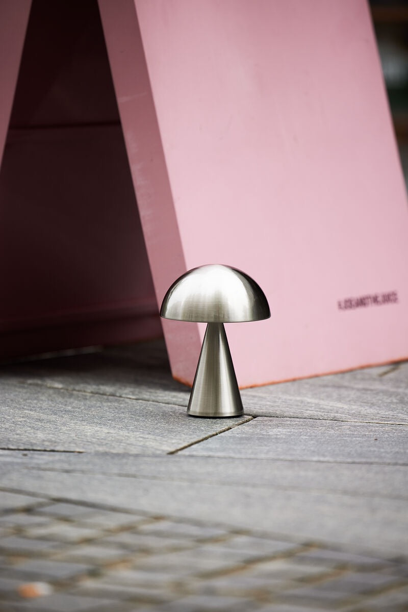MUSH PORTABLE LAMP NICKEL