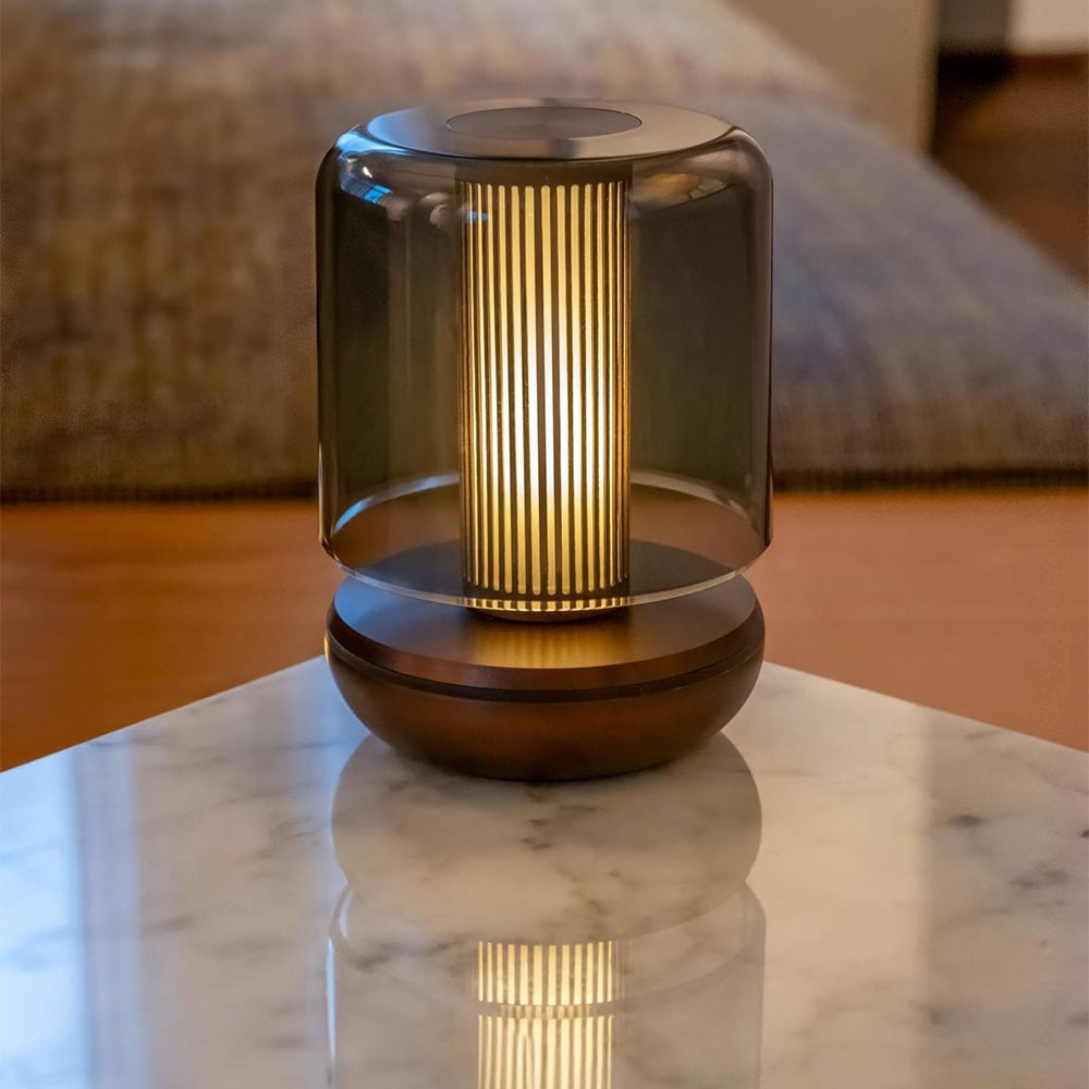 FIREFLY TABLE LIGHT BRONZE SMOKED