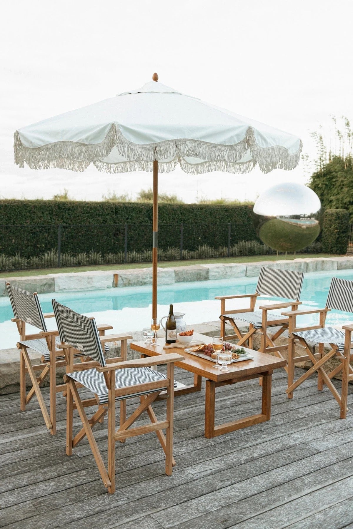 MARKET UMBRELLA - ANTIQUE WHITE