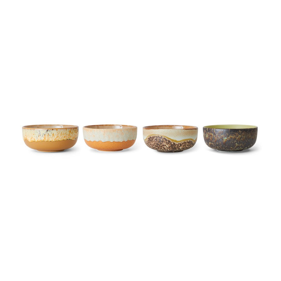 70's CERAMICS TAPAS BOWLS DRIFT - SET OF 4