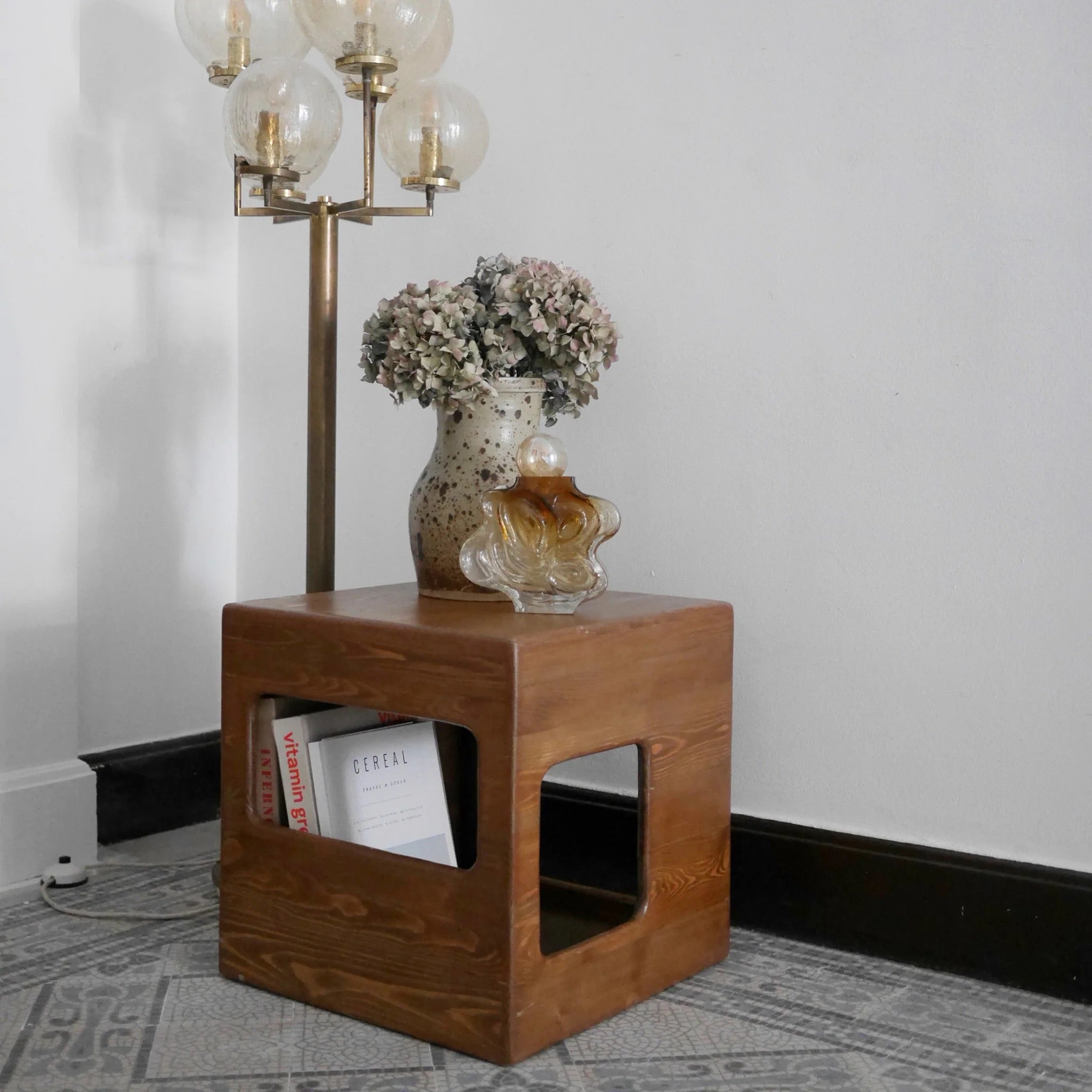 RUBY CUBE TABLE | DARK WOOD - Available 20/08