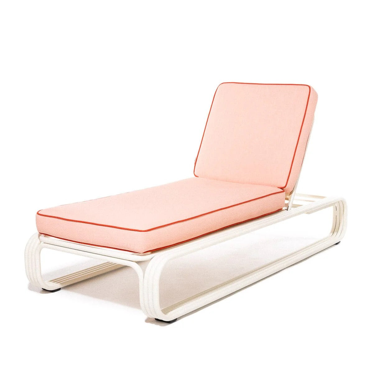 THE CONTINI SUN LOUNGER | ANTIQUE WHITE FRAME | CREW VINTAGE BLACK STRIPE On Order