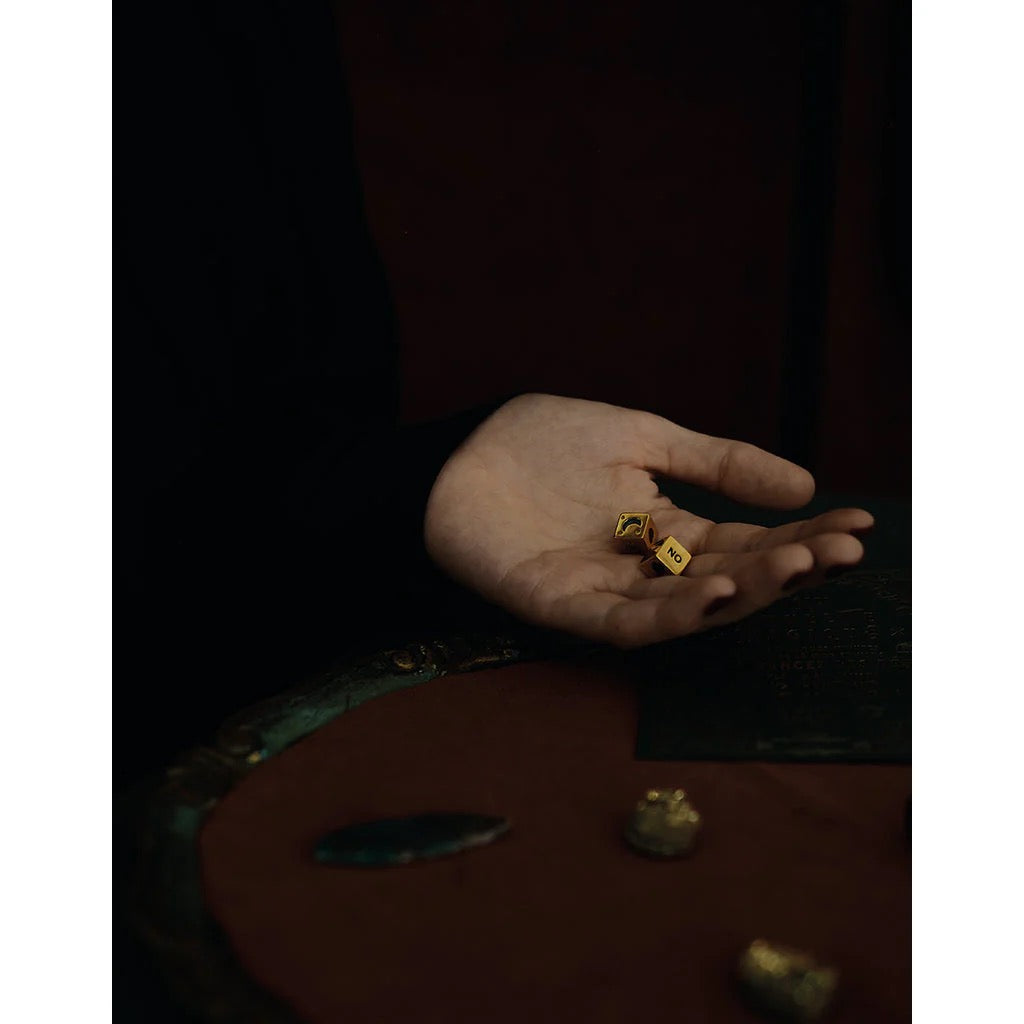 NECKLACE SACHA DICE CAGE AMULET