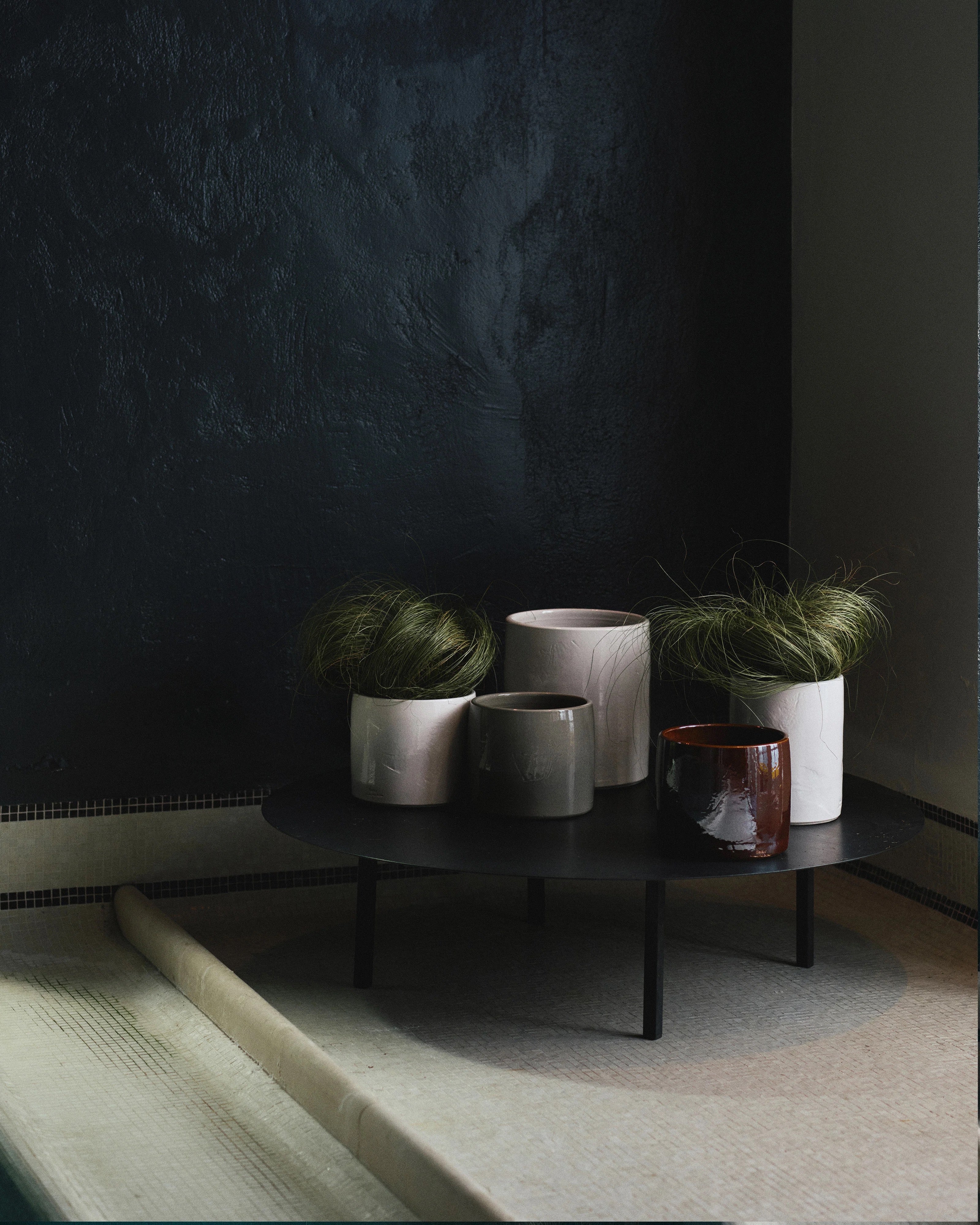 FLOWER POT 02 BROWN VAS0