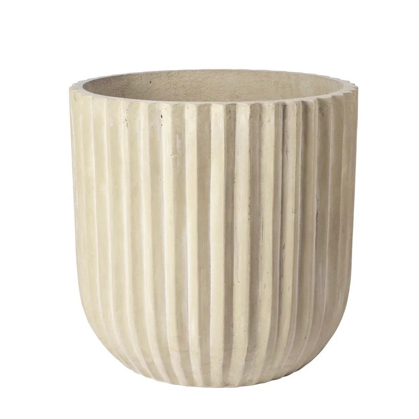 FIBER PLANTER BEIGE L