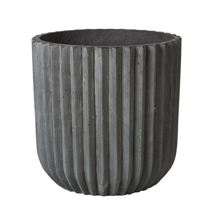 FIBER PLANTER CHARCOAL L