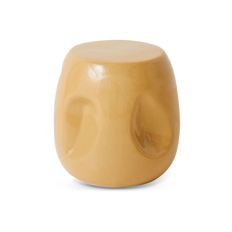 CURRENTS CERAMIC SIDE TABLE, SAND