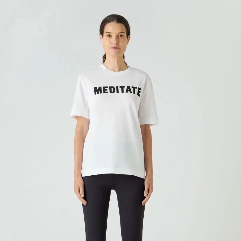 ORGANIC COTTON MEDITATE T - SHIRT