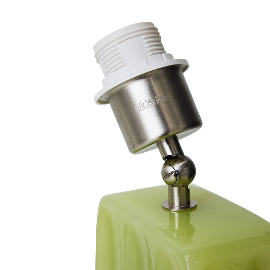COLUMN TABLE LAMP BASE | SHADE IVORY